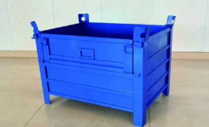 Angle Iron Reinforced Steel Bin