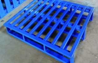 Half Deck Powder Coated Steel Pallet